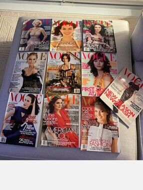 VOGUE Magazine and others Lot Featuring Anne Hathaway - Change!